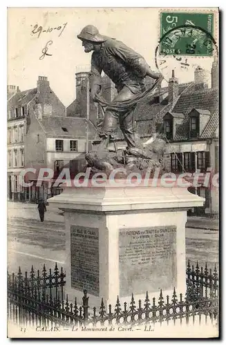 Cartes postales Calais Le monument de Cavet