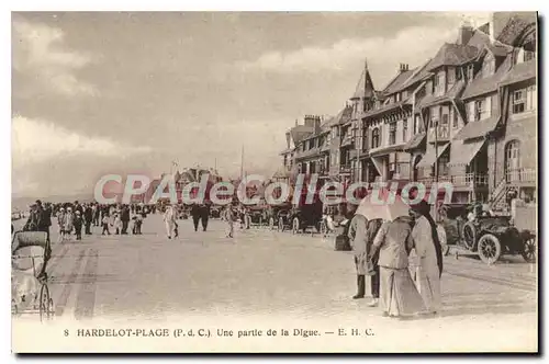 Cartes postales Hardelot Plage Une Partie De La Digue