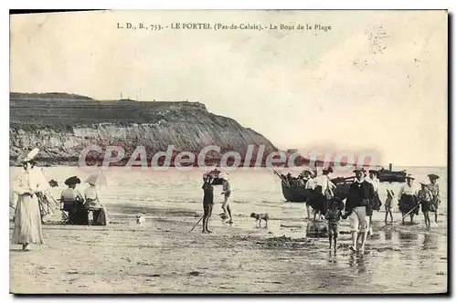 Ansichtskarte AK Le Portel Le Bout De La Plage