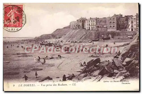 Cartes postales Le Portel Vue Prise Des Rochers