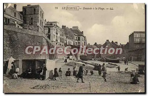 Cartes postales Le Portel Descente A La Plage