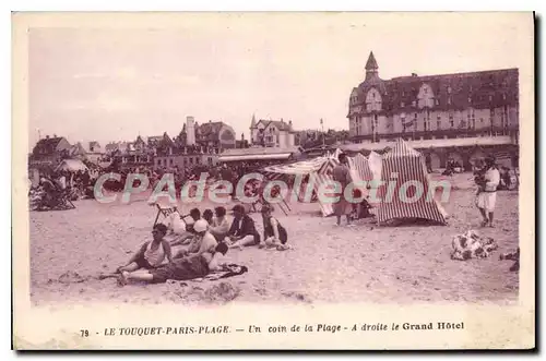 Cartes postales Le Touquet Paris Plage Un Coin De La Plage