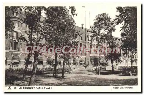 Cartes postales Le Touquet Paris Plage h�tel Westminster