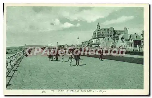 Cartes postales Le Touquet Paris Plage La digue