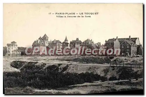 Cartes postales Le Touquet Paris Plage Villas