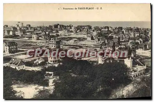 Cartes postales Le Touquet Paris Plage panorama