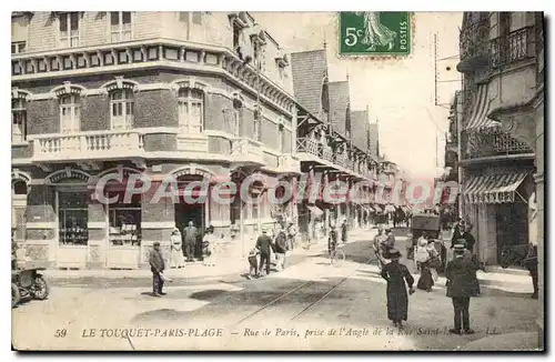 Cartes postales Le Touquet Paris Plage rue de Paris