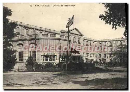 Ansichtskarte AK Le Touquet Paris Plage L'Hotel De I'Hermitage