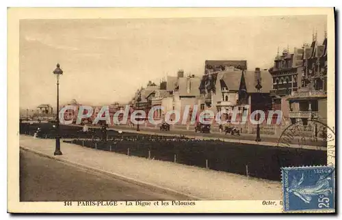 Ansichtskarte AK Le Touquet Paris Plage La digue et les pelouses