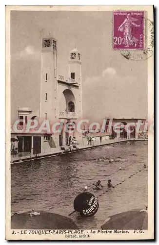 Cartes postales Le Touquet Paris Plage La Piscine Marine