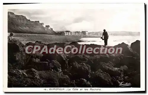 Ansichtskarte AK WIMEREUX La Cote Et Les Rochers