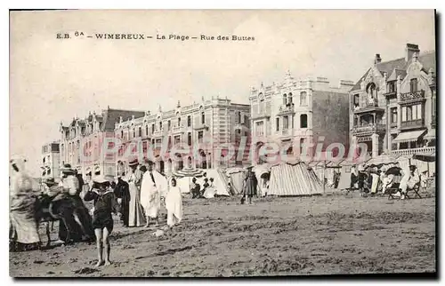 Cartes postales WIMEREUX La Plage Rue Des Buttes