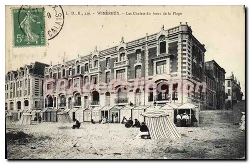 Cartes postales WIMEREUX Les Chalets Du Bout De La Plage