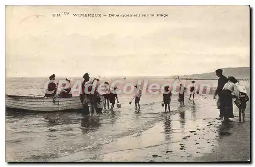 Cartes postales WIMEREUX Debarquement Sur La Plage