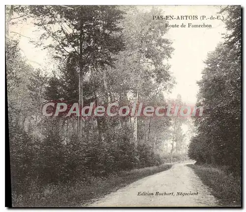 Cartes postales Pas En Artois Route De Famechon