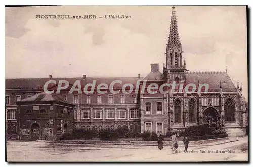 Cartes postales Montreuil Sur Mer L'Hotel Dieu