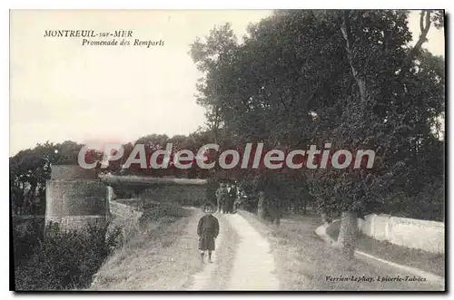 Cartes postales Montreuil Sur Mer Promenade Des Remparts