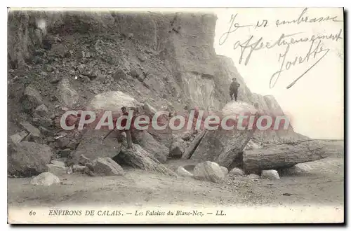 Cartes postales Calais Les Falaises Du Blanc Nez