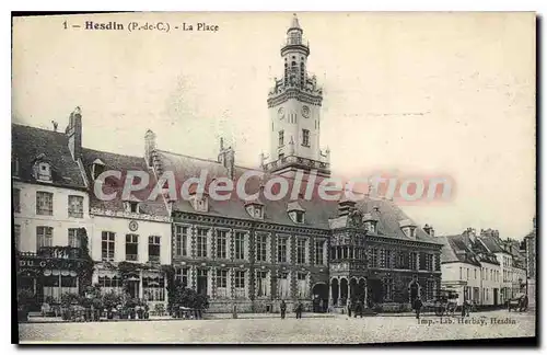 Cartes postales Hesdin La Place