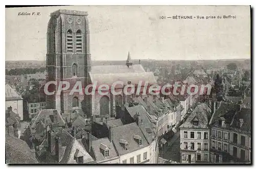 Cartes postales Bethune Vue Prise Du Beffroi