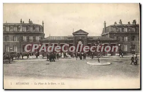 Cartes postales Bethune La Place De La Gare