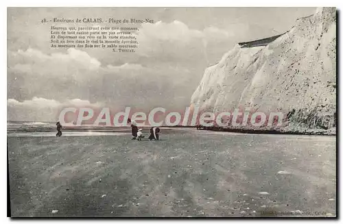 Cartes postales Calais Plage Du Blanc Nez