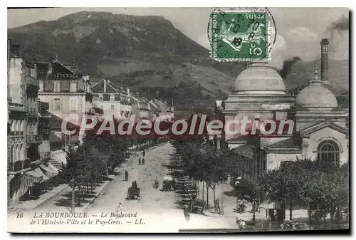 Ansichtskarte AK La Bourboule boulevard De I'Hotel De Ville Puy-gros