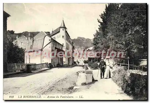 Cartes postales La Bourboule Avenue Du Funiculaire