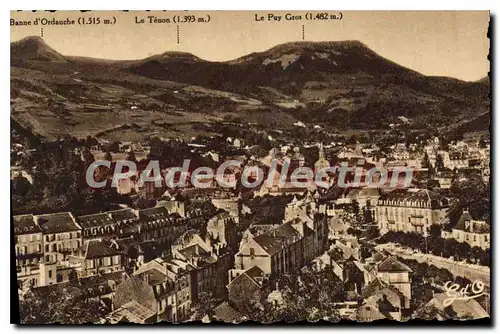 Cartes postales La Bourboule Vue Generale Ouest