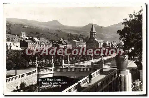 Ansichtskarte AK La Bourboule Quai De La Dordogne square Joffre