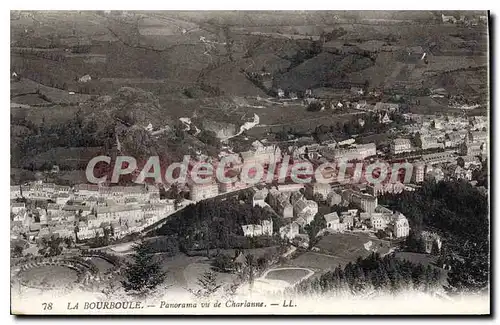 Cartes postales La Bourboule Panorama Vu De Charlanne