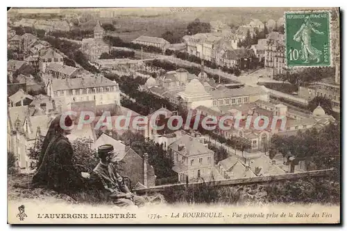 Cartes postales La Bourboule Vue Generale Prise De La Roche des f�es