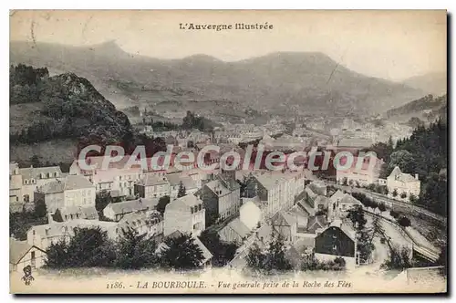 Cartes postales La Bourboule Vue Generale Prise De La Roche des f�es