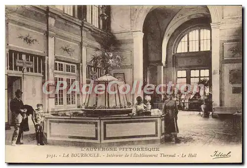 Cartes postales La Bourboule Interieur De I'Etablissement thermal le hall