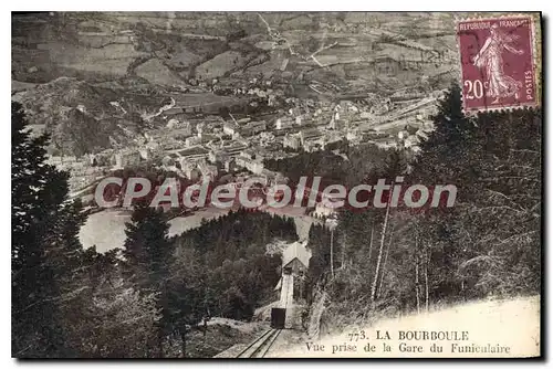 Cartes postales La Bourboule Vue Prise De La Gare Du Funiculaire