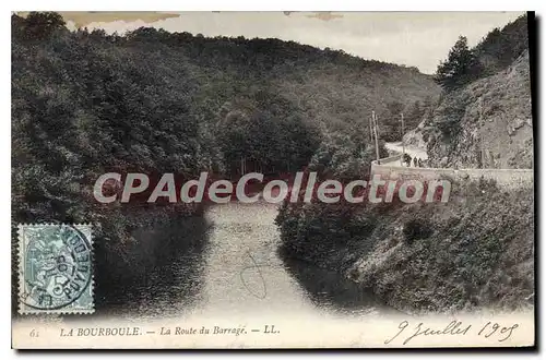 Cartes postales La Bourboule La Route Du Barrage