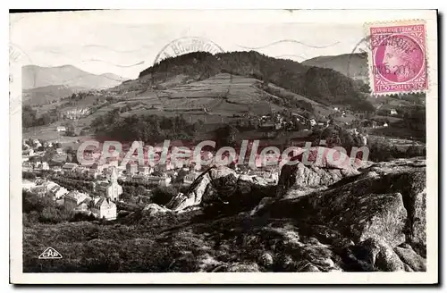 Cartes postales La Bourboule les rochers Et La Ville