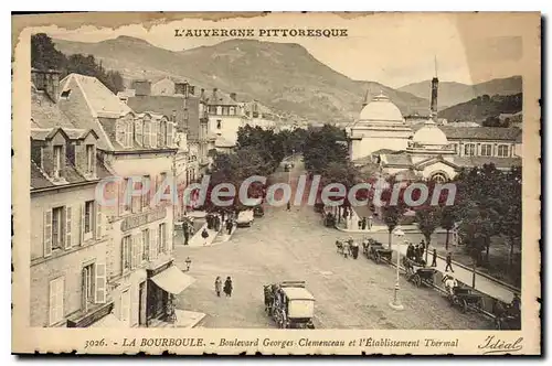 Cartes postales La Bourboule Boulevard Georges Clemenceau