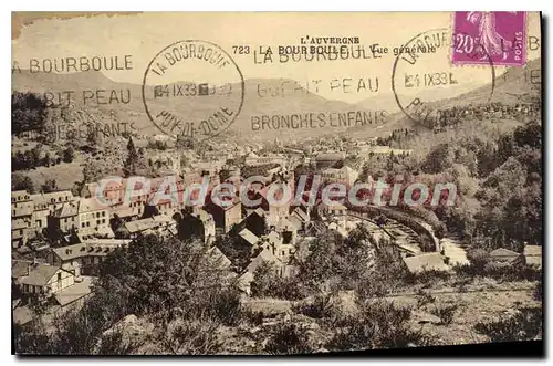 Cartes postales La Bourboule vue g�n�rale