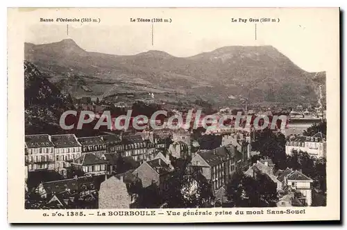 Ansichtskarte AK La Bourboule Vue Generale prise du mont Sans-Souci