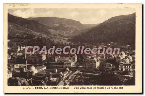 Ansichtskarte AK La Bourboule Vue Generale Et Vall�e De Vendeix