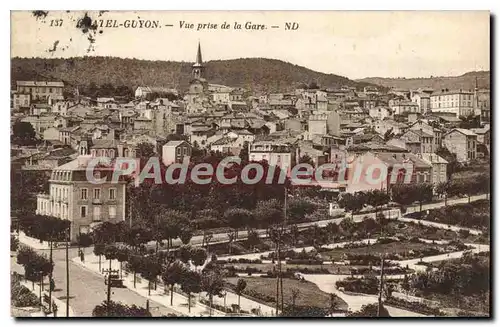 Cartes postales Chatel Guyon Vue Prise De La Gare