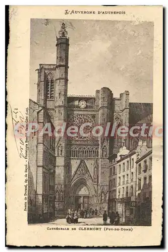 Cartes postales Clermont Cathedrale