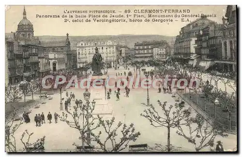 Cartes postales Clermont Ferrand Panorama De La Belle place de Jaude