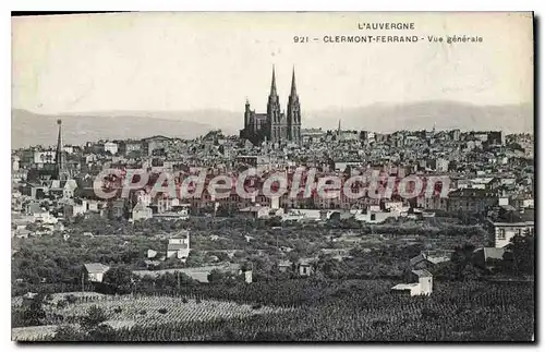 Cartes postales Clermont Ferrand Vue Generale