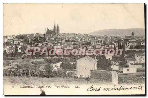 Cartes postales Clermont Ferrand Vue Generale