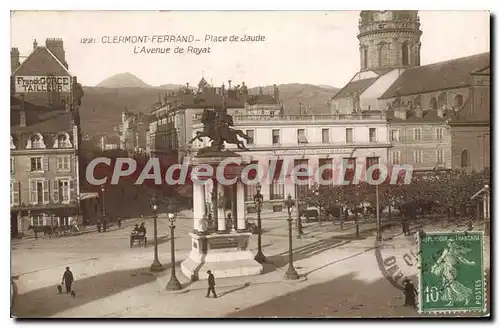 Cartes postales Clermont Ferrand Place De Jaude L'Avenue De Royat