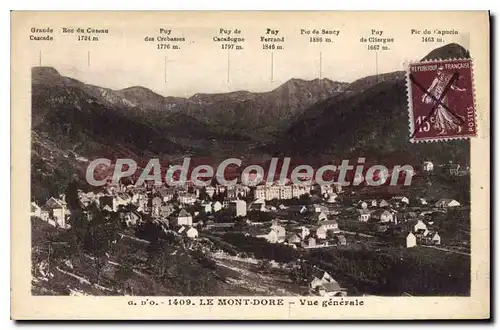 Cartes postales Le Mont Dore Vue Generale