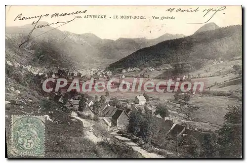 Cartes postales Le Mont Dore Vue Generale