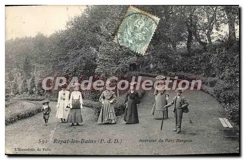 Cartes postales Royat Les Bains Vue int�rieur du parc Bargoin